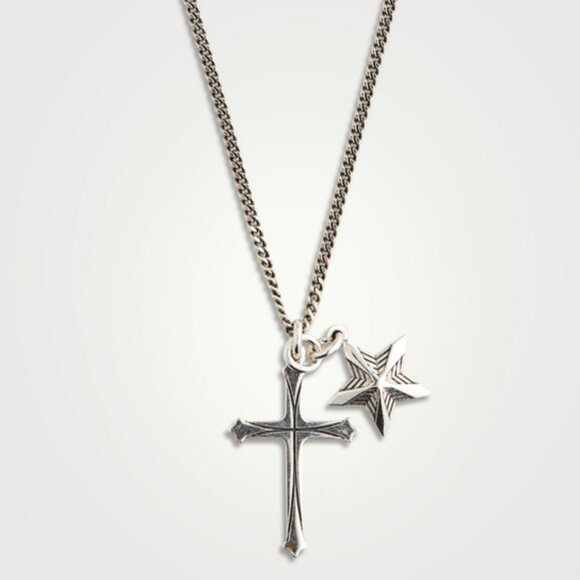 Emanuele Bicocchi Cross-Pendant Necklace UNISEX - Picture 1 of 7